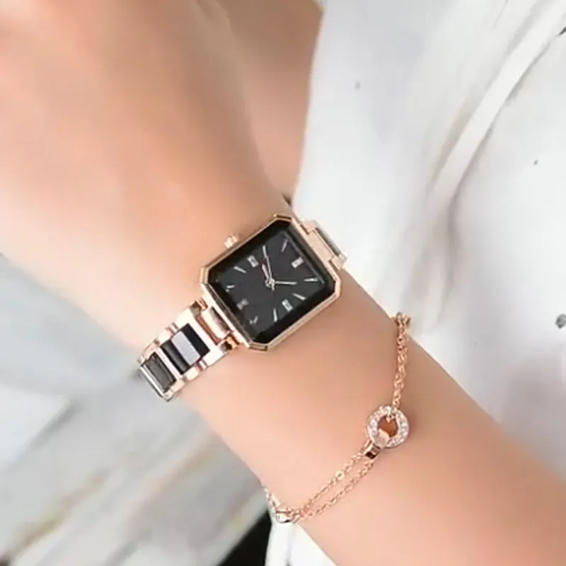 Women's Fashion Rectangular Quartz Watch