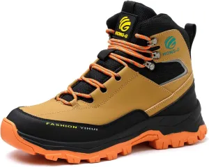 Work Shoes for Men Premium Microfiber Leather Water Resistant Slip Resistant Industrial Safety Steel Toe Work Boots